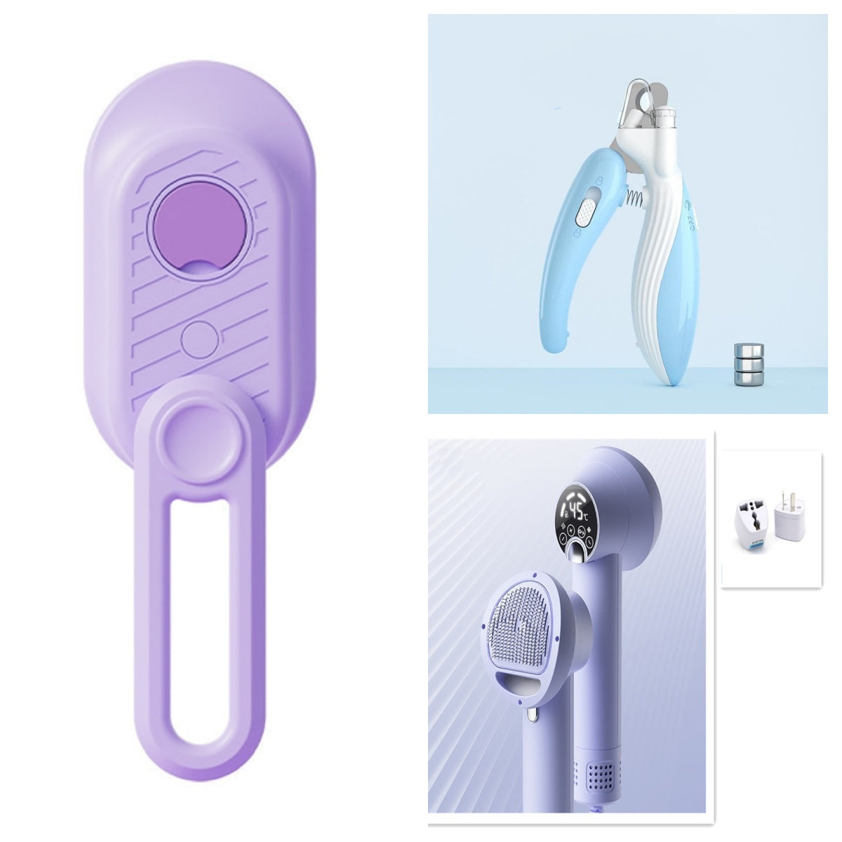 Pet Nail Clippers LED Electric Nail Grinder - Pet Supplies - LED Light Pet Nail Clippers