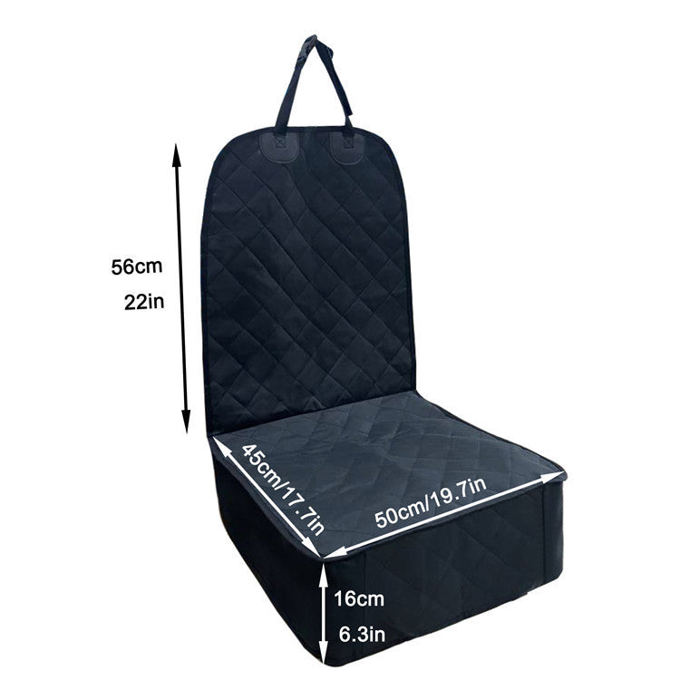 Waterproof Car Seat Cover - Waterproof Back Bench Seat Interior Mat With Safety Belt