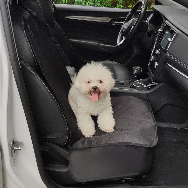 Waterproof Car Seat Cover - Waterproof Back Bench Seat Interior Mat With Safety Belt