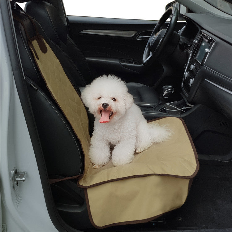 Waterproof Car Seat Cover - Waterproof Back Bench Seat Interior Mat With Safety Belt